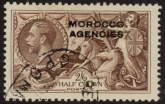 Morocco Agencies -  'British'  SG.73  2s6d. chocolate-brown VFU.