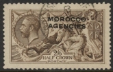 Morocco Agencies -  'British'  SG.50  2s6d. sepia-brown VFU.