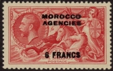 Morocco Agencies -  'French'  SG.226  6f  on 5s bright rose-red. lightly mounted mint.