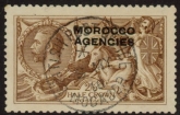 Morocco Agencies -  'British'  SG.51  2s6d. yellow-brown VFU.