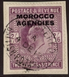 Morocco Agencies -  'British'  SG.38a  2s6d dull purple. very fine used