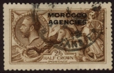 Morocco Agencies -  'British'  SG.51  2s6d yellow brown. good used