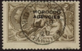 Morocco Agencies -  'British'  SG.51  2s6d yellow brown. very fine used