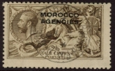 Morocco Agencies -  'British'  SG.51  2s6d yellow brown. very fine used