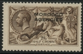 Morocco Agencies - 'British'  SG.51 2s6d yellow-brown. mounted mint.