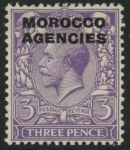 Morocco Agencies - 'British'  SG.46  3d bluish violet. mounted mint.