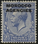 Morocco Agencies -  'British'  SG.58  2½d. blue. mounted mint.
