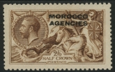 Morocco Agencies -  'British'  SG.50  2s6d sepia-brown. mounted mint.
