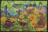 2012 Jersey MS.1657 Butterflies/Moths mini sheet.(face = £2.25) U/M (MNH)