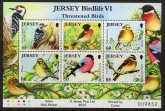 2012 Jersey MS.1687 Birds '6th series' mini sheet.(face = £2.25) U/M (MNH)
