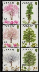 2012 Jersey SG.1667-72 Jersey Trees. 6 values.(face = £3.85) U/M (MNH)