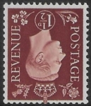 SG.464wi  1½d red-brown Inverted Watermark(1937 dark colours) U/M (MNH)