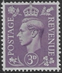 SG.490  3d pale violet. (1941 light  colours) U/M (MNH)
