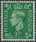 SG.505  1½d pale green.(1950 New colours) U/M (MNH)