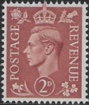 SG.506  2d pale red-brown.(1950 New colours) U/M (MNH)