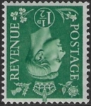SG.505wi  1½d pale green. inverted watermark.(1950 New colours) U/M (MNH)