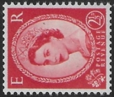 SG.519a  2½d carmine-red  (1952 Tudor Wmk sideways) U/M (MNH)