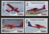 2023 Falkland Islands. SG.TBA  Goverment Air Service set 4 values  U/M (MNH)