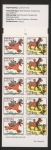 2002 Sweden  SB562. Year of the Horse. booklet pane of 10 (SG.2193a)  U/M (MNH)