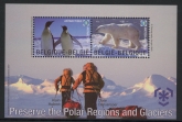 2009 Belgium MS.4236  Preserve Polar Regions & Glaciers.Mini Sheet U/M (MNH)