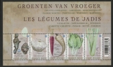 2011 Belgium MS.4371 Vegetables of Yore . Mini Sheet U/M (MNH)