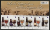 2012 Belgium MS.4421 Trappist Beers. Mini Sheet U/M (MNH)