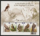 2010 Belgium MS.4314  25th Anniversary of Birds on Stamps. Mini Sheet U/M (MNH)
