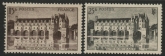 1944 France SG.822-3 Chateau of Chenonoceaux. U/M (MNH)