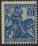 1929 France SG.469 500th Anniv. of Relief of Orleans. U/M (MNH)