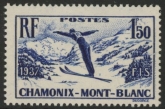 1937 France SG.567  Chamonix-Mont Blanc Skiing Week. U/M (MNH)
