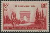 1938 France SG.618 20th Anniv of Armistice 1918 U/M (MNH)