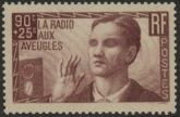1938 France SG.631 Radio for the Blind U/M (MNH)