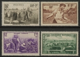 1940 France SG.668-71 National Relief Fund Set of 4 values  U/M (MNH)