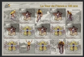2003 France SG.3914-5 Cent of Tour De France Sheetlet U/M (MNH)