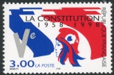 1998 France SG.3531  40th Anniv of 5th Republic Constitution. U/M (MNH)