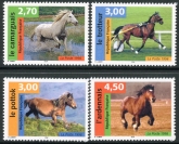 1998 France SG.3526-9  Horses. U/M (MNH)