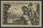 1942 France SG.744  Empire Fortnight & Nat. Relief Fund. U/M (MNH)