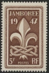 1947 France SG.1017  Boy Scouts Jamboree. U/M (MNH)