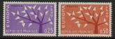 1962 France SG.1585-6  Europa. U/M (MNH)