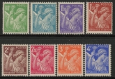 1944 France SG.861-8  Iris. U/M (MNH)