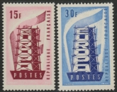 1956 France SG.1301-2 Europa  Set of 2 values U/M (MNH)