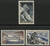 1956 France SG.1303-5 Technical Achievements Set of 3 values U/M (MNH)