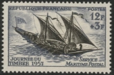 1957 France SG.1322  Stamp Day U/M (MNH)