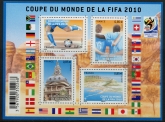 2010 France MS.4829 World Cup Football South Africa Mini Sheet U/M (MNH)