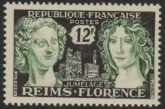 1956 France SG.1286 Reims-Florence Friendship U/M (MNH)