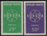 1959 France SG.1440-1 Europa Set of 2 values U/M (MNH