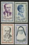 1961 France SG.1519-22 Herooes of the Resistance (5) Set of 4 values   U/M (MNH)
