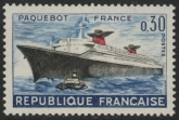 1962 France SG.1557 Maiden Voyage of Liner Fance U/M (MNH)