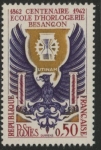1962 Fance SG.1574 Centenary of School of Horology Besancon U/M (MNH)