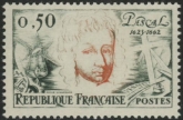 1962 France SG.1576 Death Tercentenary of Pascal U/M (MNH)